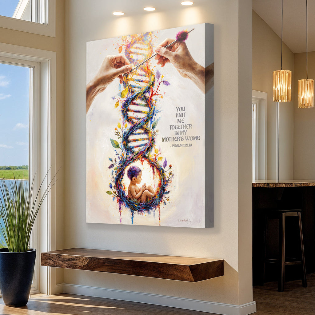 Psalm 139:13 - For You Knit Me In My Mother's Womb Faith Sign - The misfit market