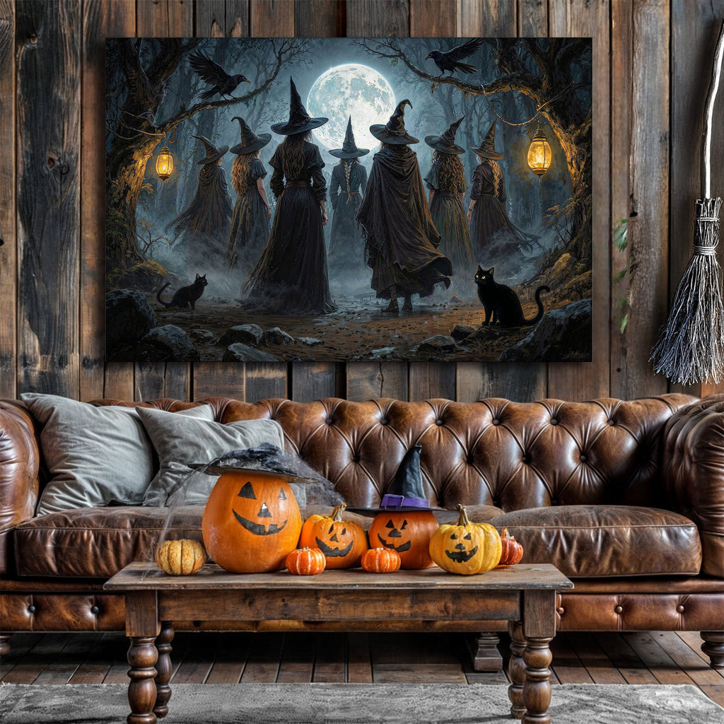Coven of Witches Halloween Wall Art - The misfit market