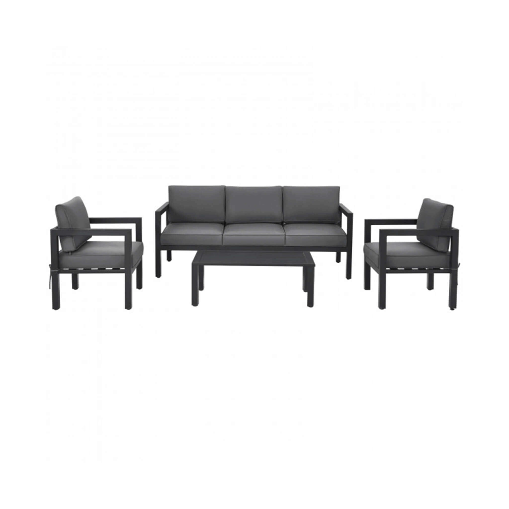Alora 4-Piece Premium Outdoor Aluminum Furniture Set For Backyard & Poolside (SAK73532)