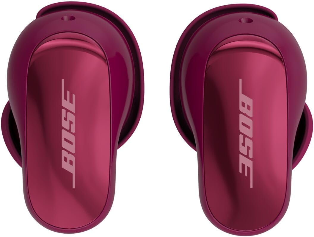 Bose QuietComfort Ultra Earbuds (2nd Gen) - Wireless Noise Cancelling Earbuds with Mic, Immersive Audio, USB-C Charging, Up to 6 Hours Battery, IPX4 Rating, Deep Plum - Limited Edition Color