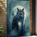 Owl Double Exposure Wall Art II - The misfit market