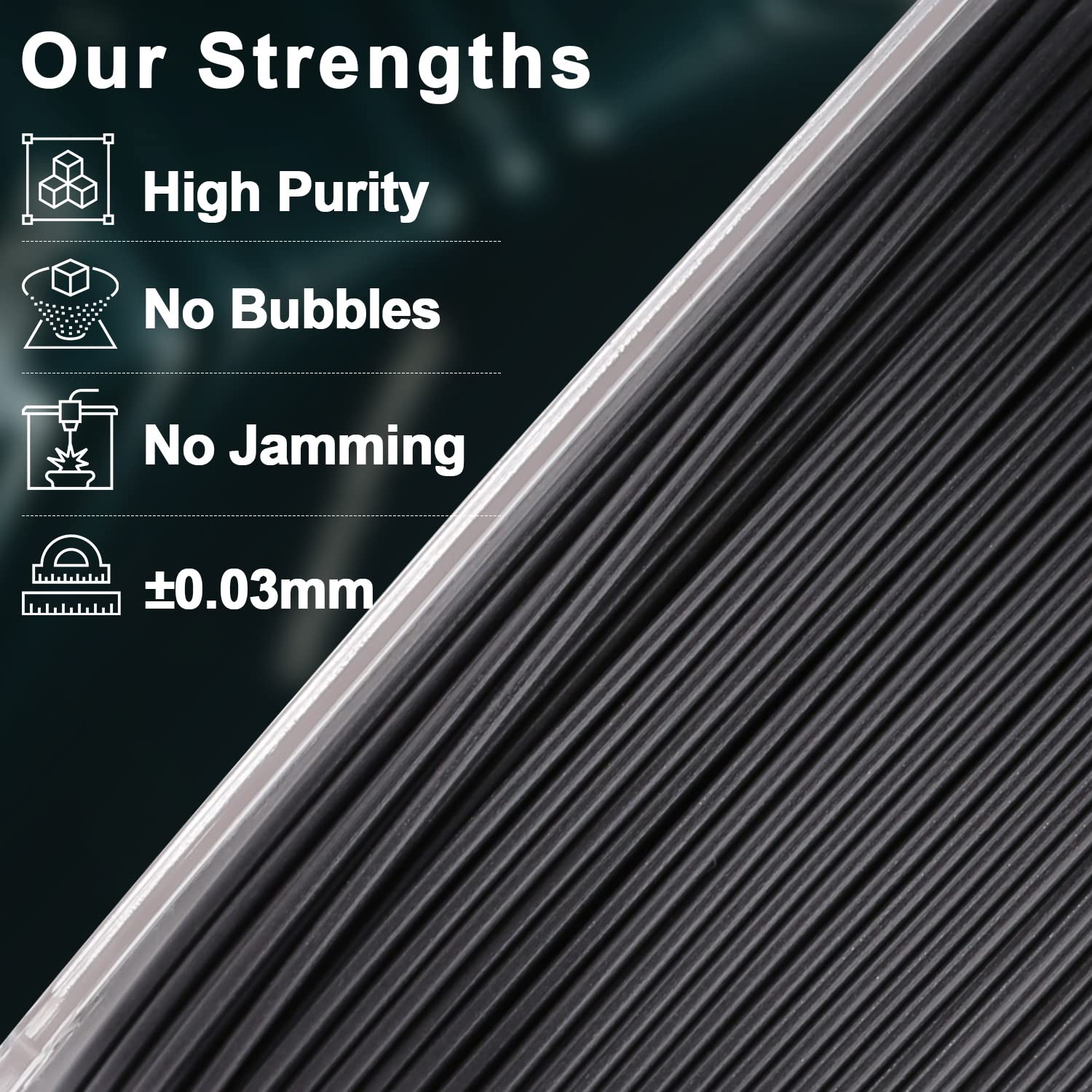 Eco-Friendly PLA Filament 1.75mm 1KG | the misfit market - The misfit market
