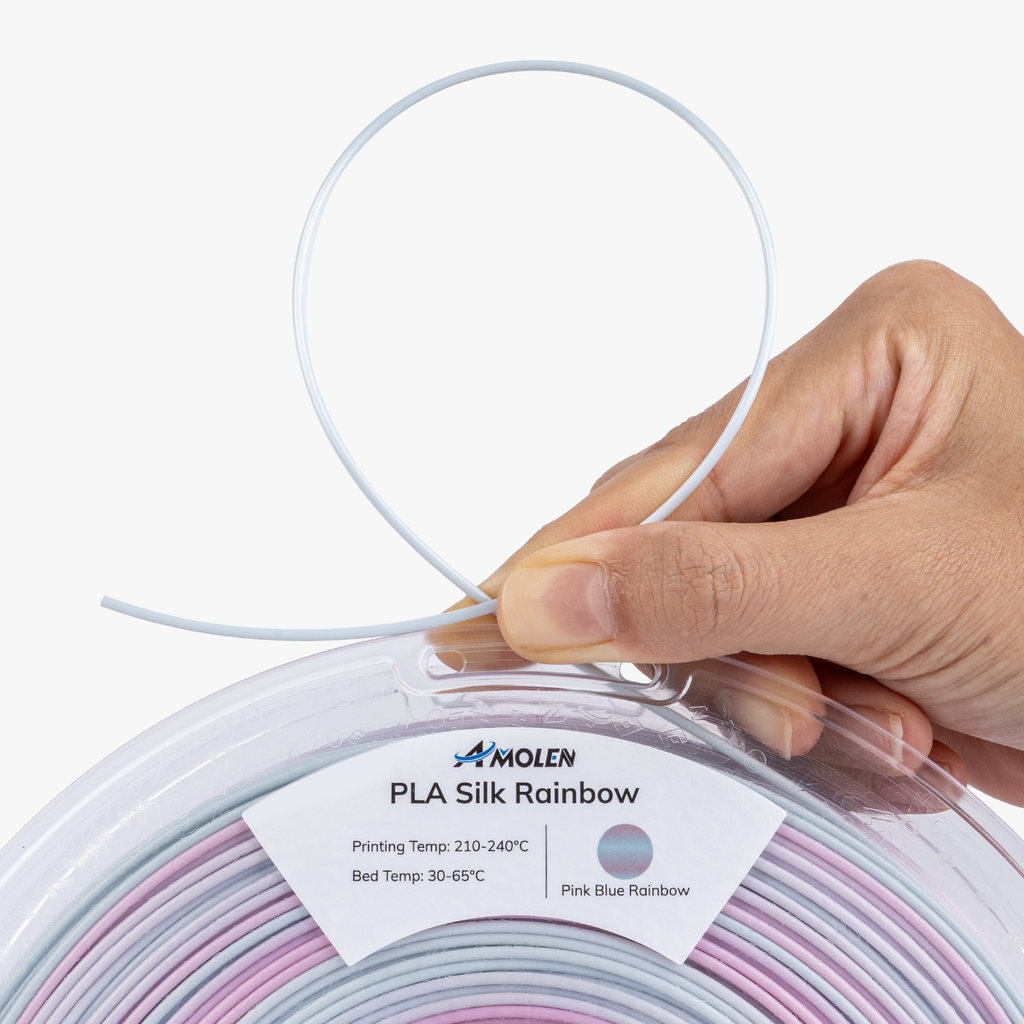 PLA Silk Rainbow 1.75mm, 1KG/2.2LB - The misfit market