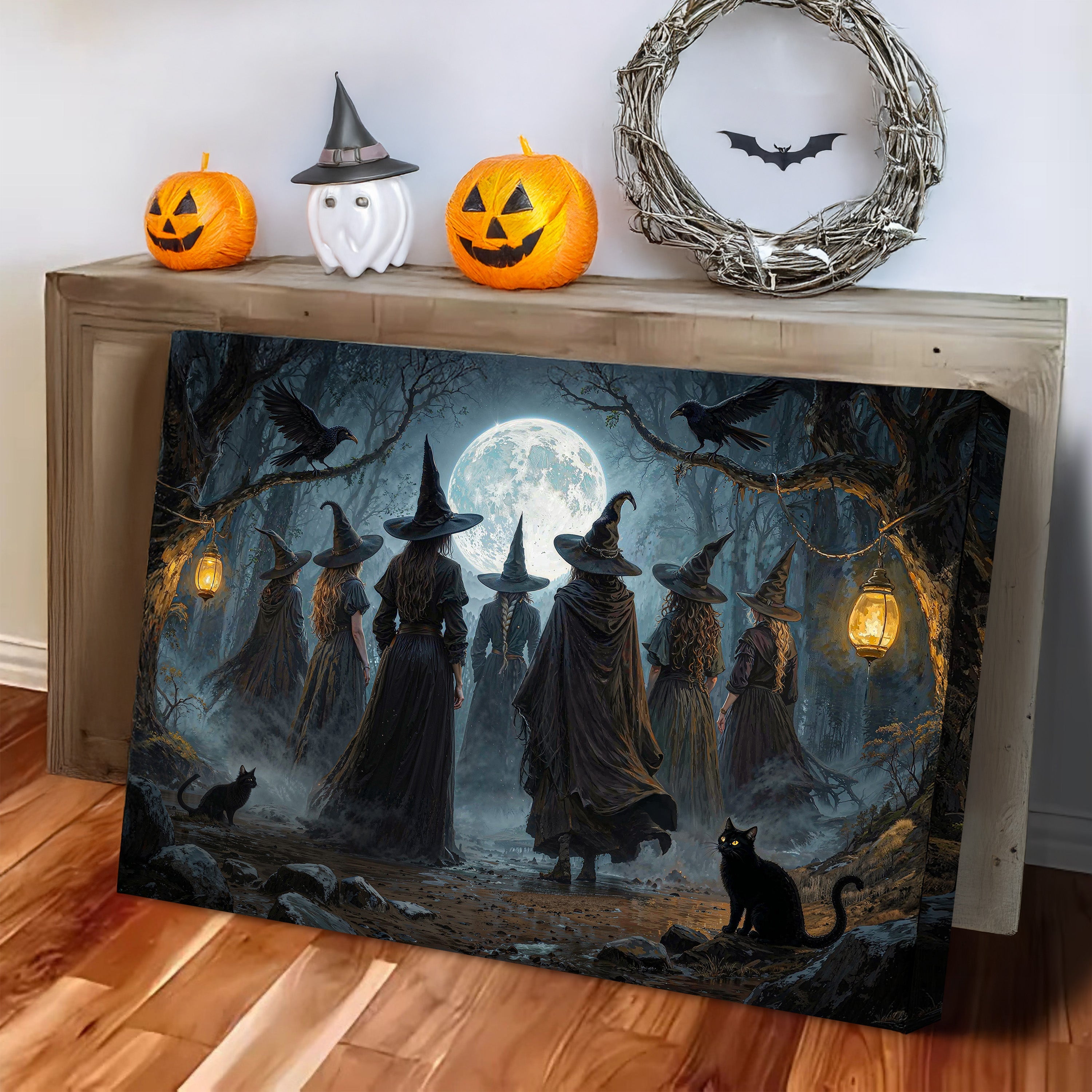 Coven of Witches Halloween Wall Art - The misfit market