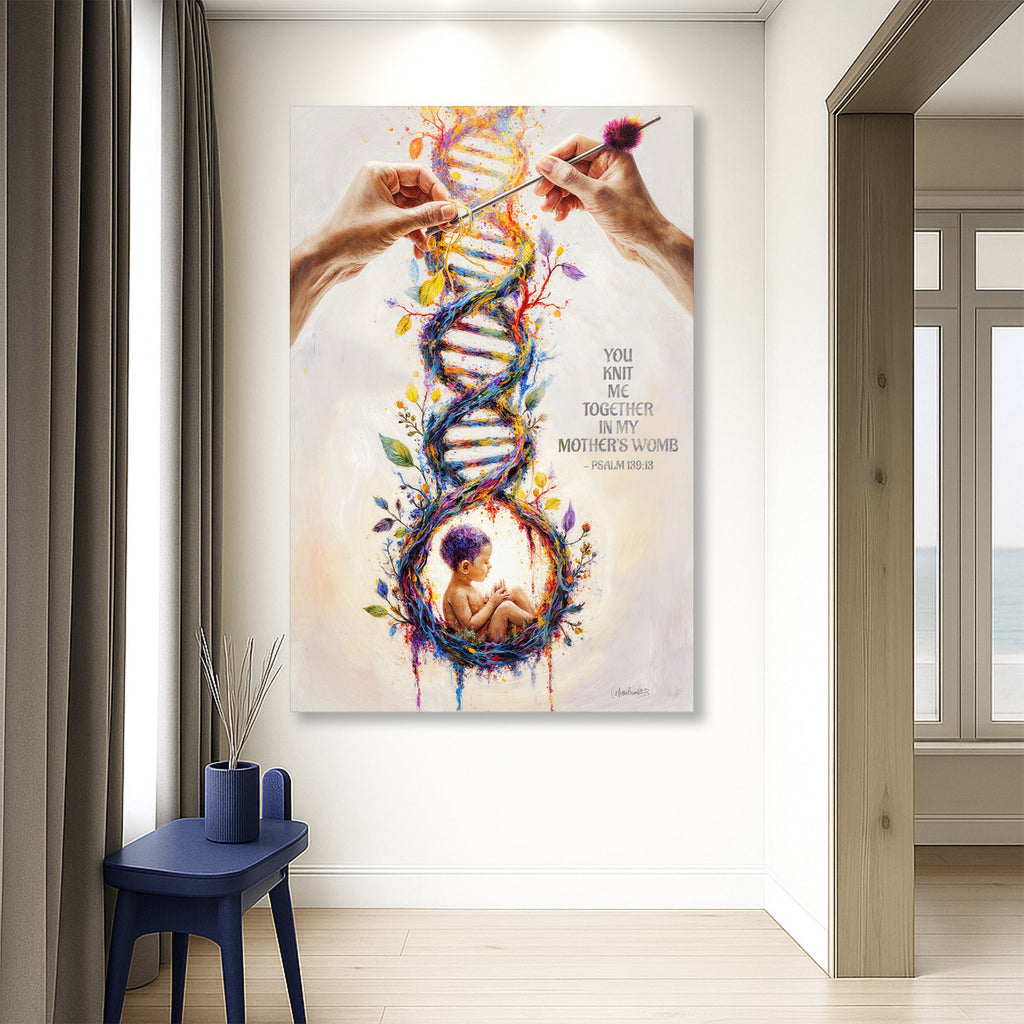 Psalm 139:13 - For You Knit Me In My Mother's Womb Faith Sign - The misfit market
