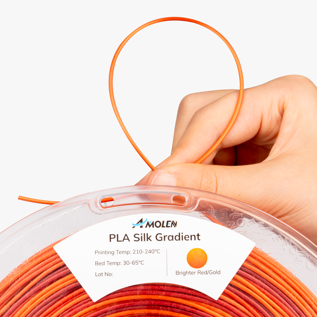 PLA Silk Shiny Gradient 1.75mm, 1KG/2.2LB - The misfit market