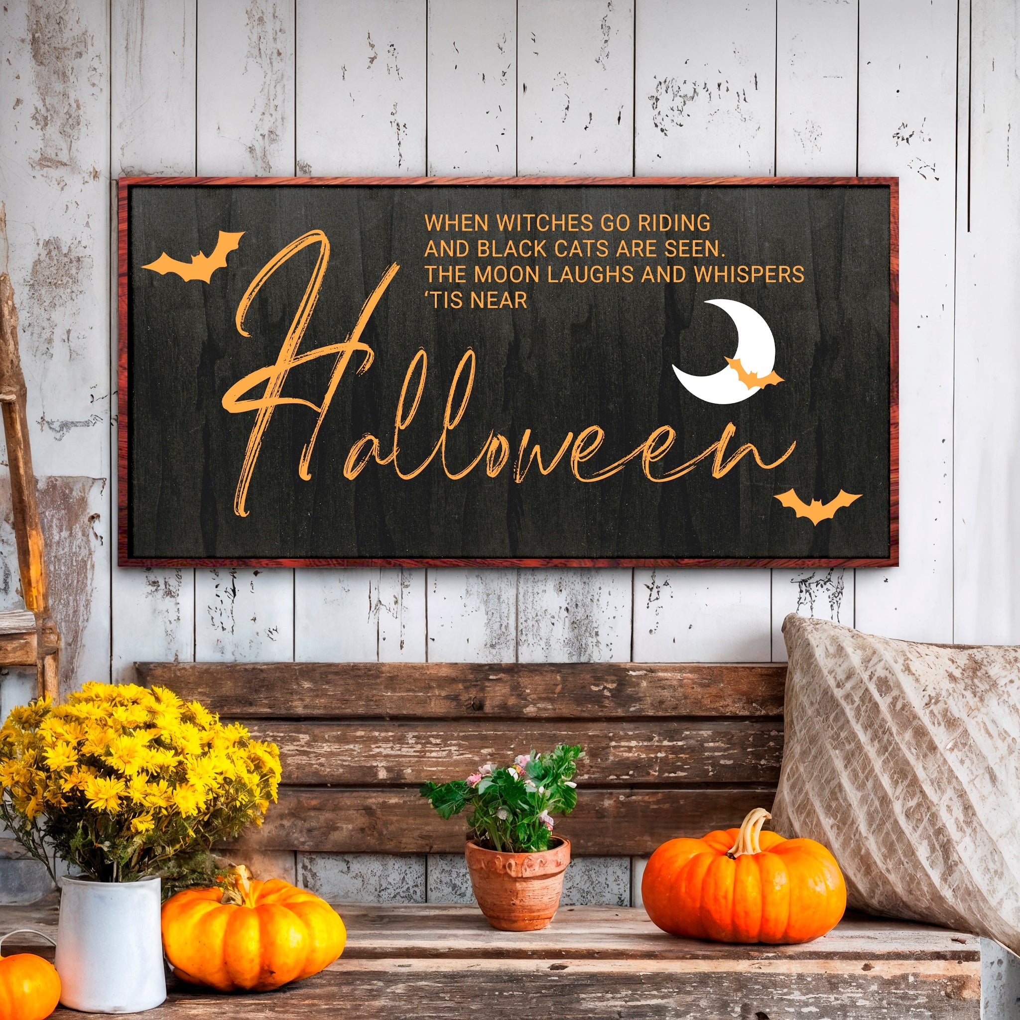 When Witches Halloween Wall Sign - The misfit market