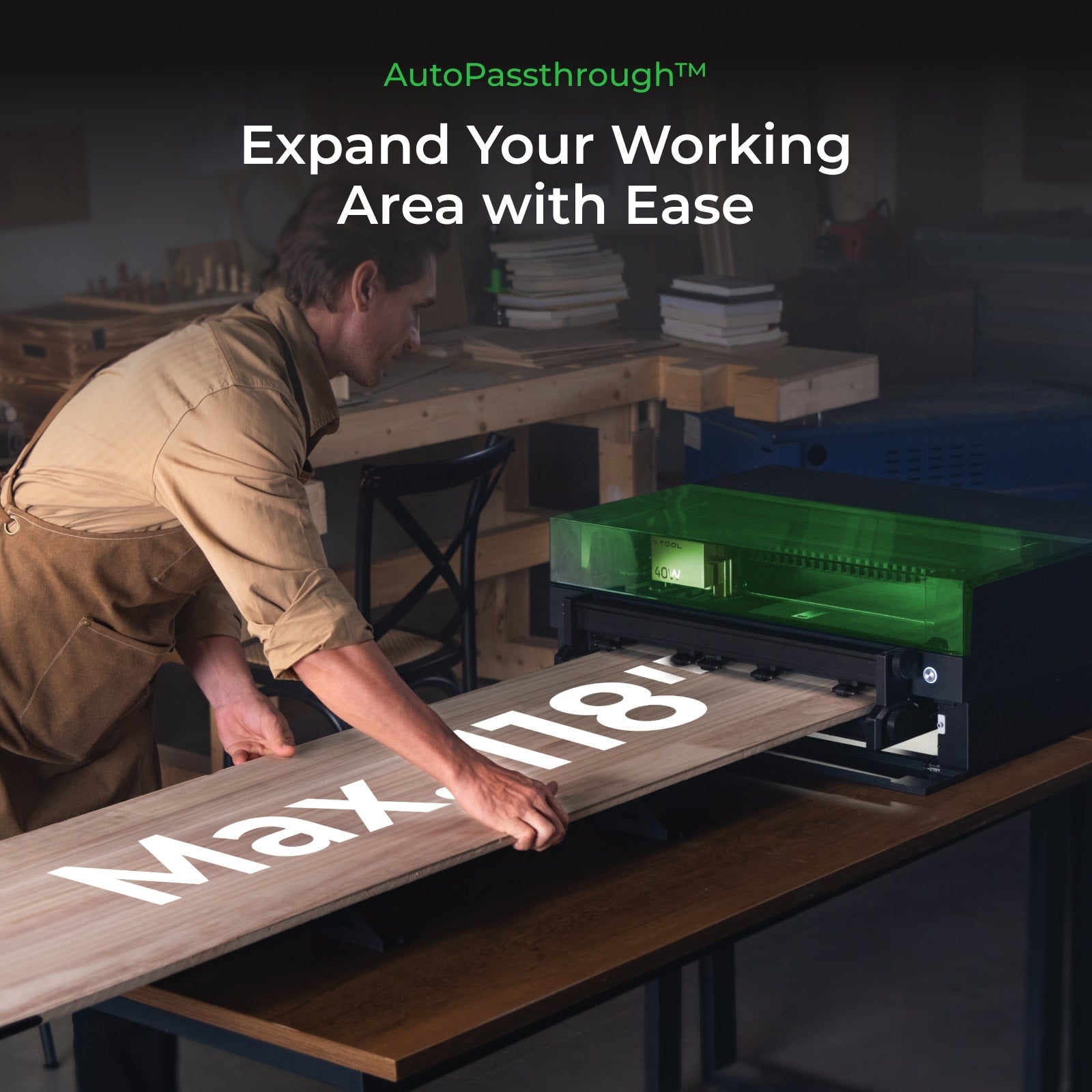 xTool S1 Enclosed Diode Laser Cutter - The misfit market