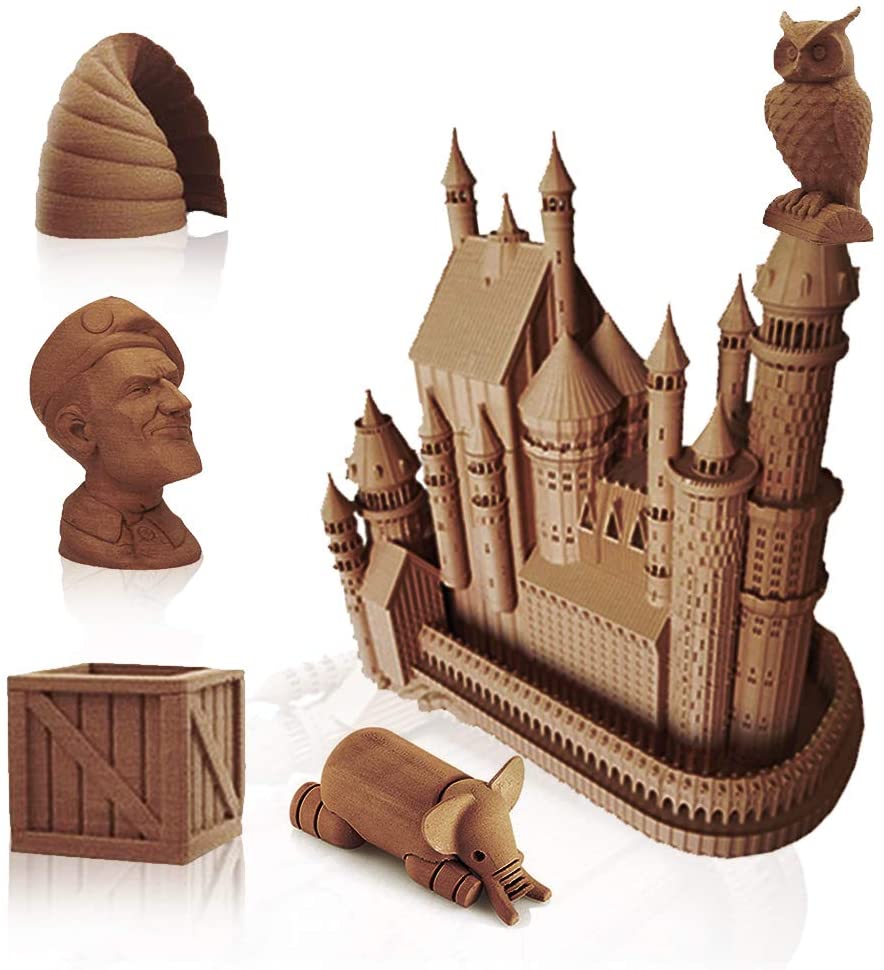 PLA Wood 1.75mm, 1KG/2.2LB - The misfit market