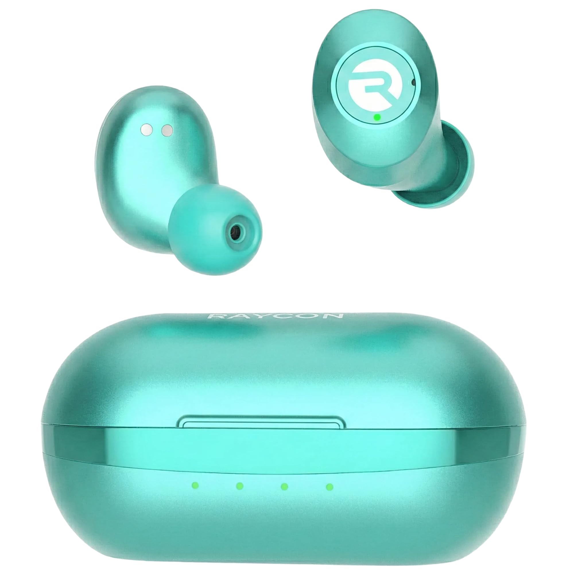 Raycon Everyday Bluetooth Wireless Earbuds with Microphone - Active Noise Cancelling, Sweat & Water-Resistant Earphones, Ear Buds Wireless Bluetooth Up to 32 Hours Playtime (Blue)