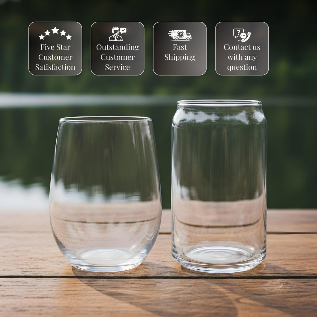 Dragon Laser Engraved Glasses - The misfit market