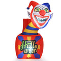 6 Ft Halloween Inflatable Clown with LED Lights for Indoor Outdoor