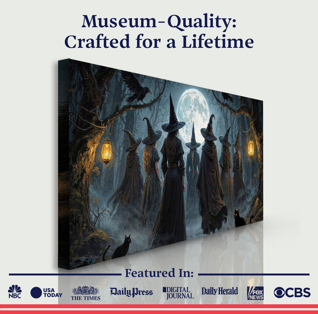 Coven of Witches Halloween Wall Art - The misfit market