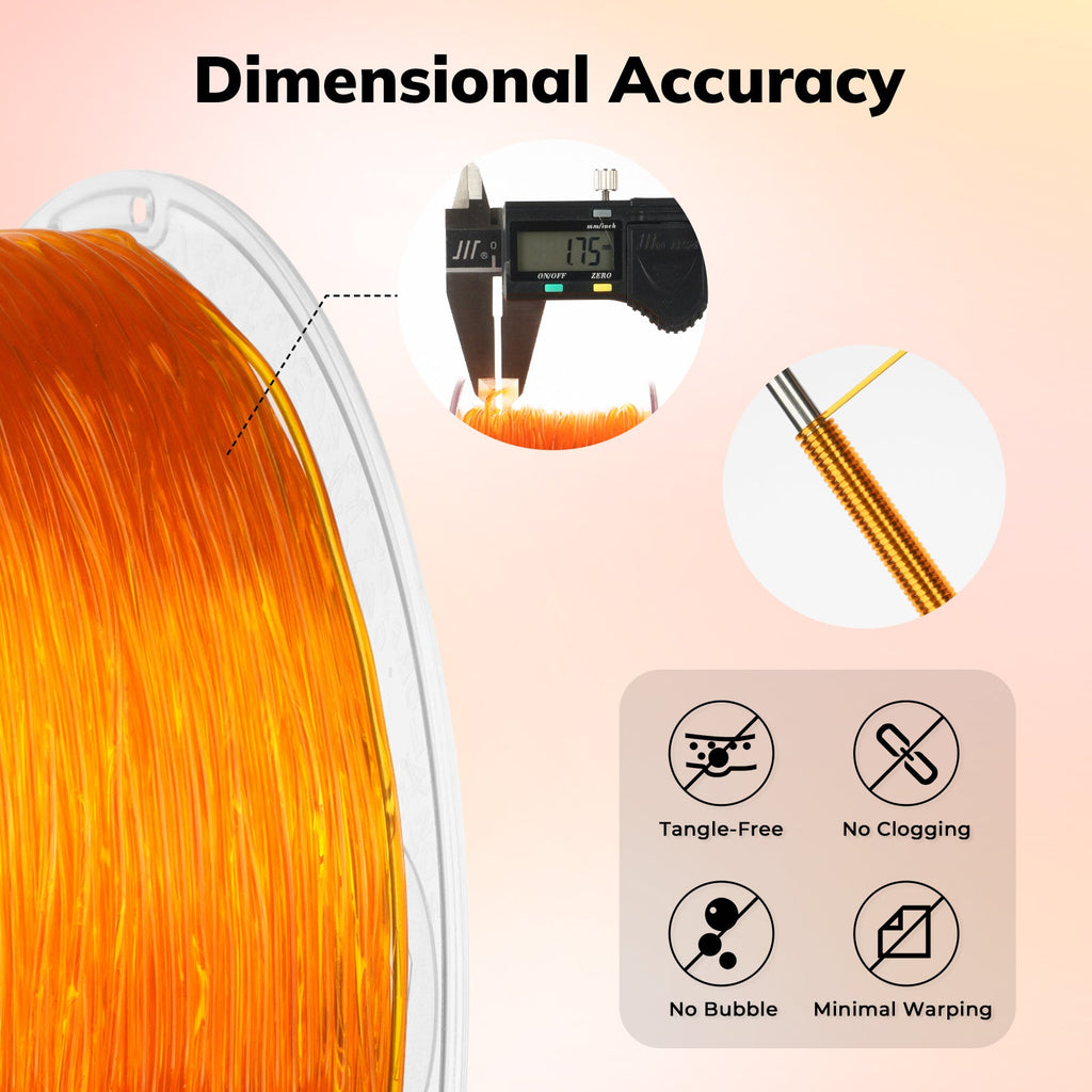 TPU Transparent 1.75mm, 1KG/2.2LB - The misfit market