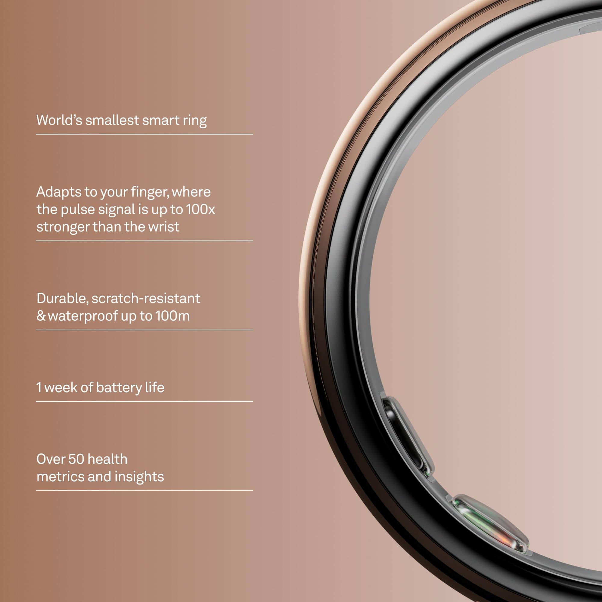 Oura Ring Smart Health Tracker - The World's Smallest Ring for Accurate Sleep, Activity, and Wellness Insights - The misfit market