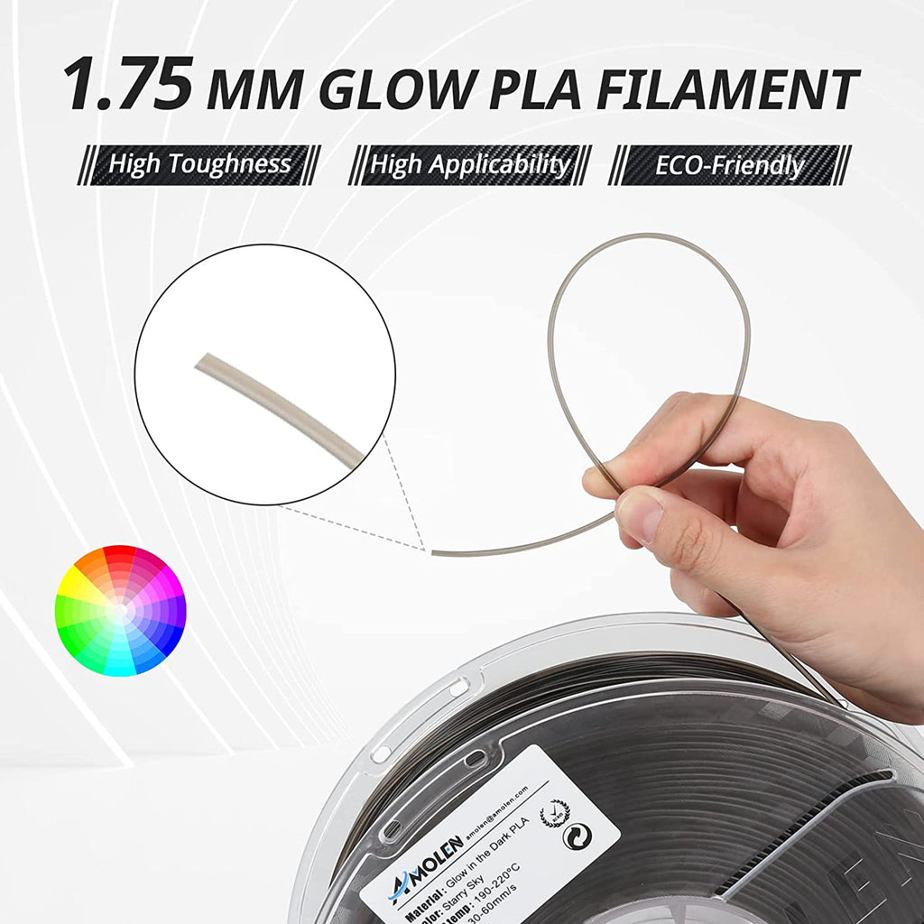 PLA Glow in the Dark Variety Pack (4x200g) - The misfit market