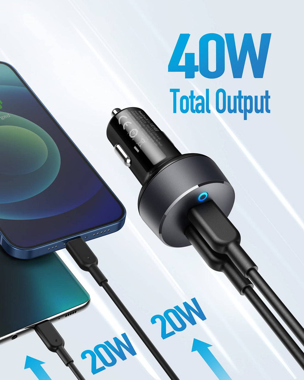 Anker <b>PowerDrive III</b> Duo USB-C Car Charger - The misfit market