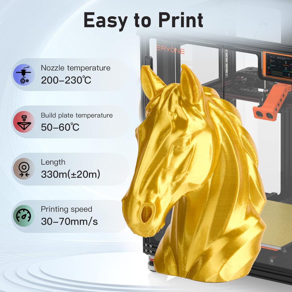 ERYONE Silk Filament PLA+ 1.75mm Shiny 3D Printer Filament, Multicolor PLA 4 in 1, 1kg (2.2LBS)/Spool, HS Silk Quadruple Color Aurora Dream (Teal Green & Violet & Electric Pink & Indigo) - The misfit market