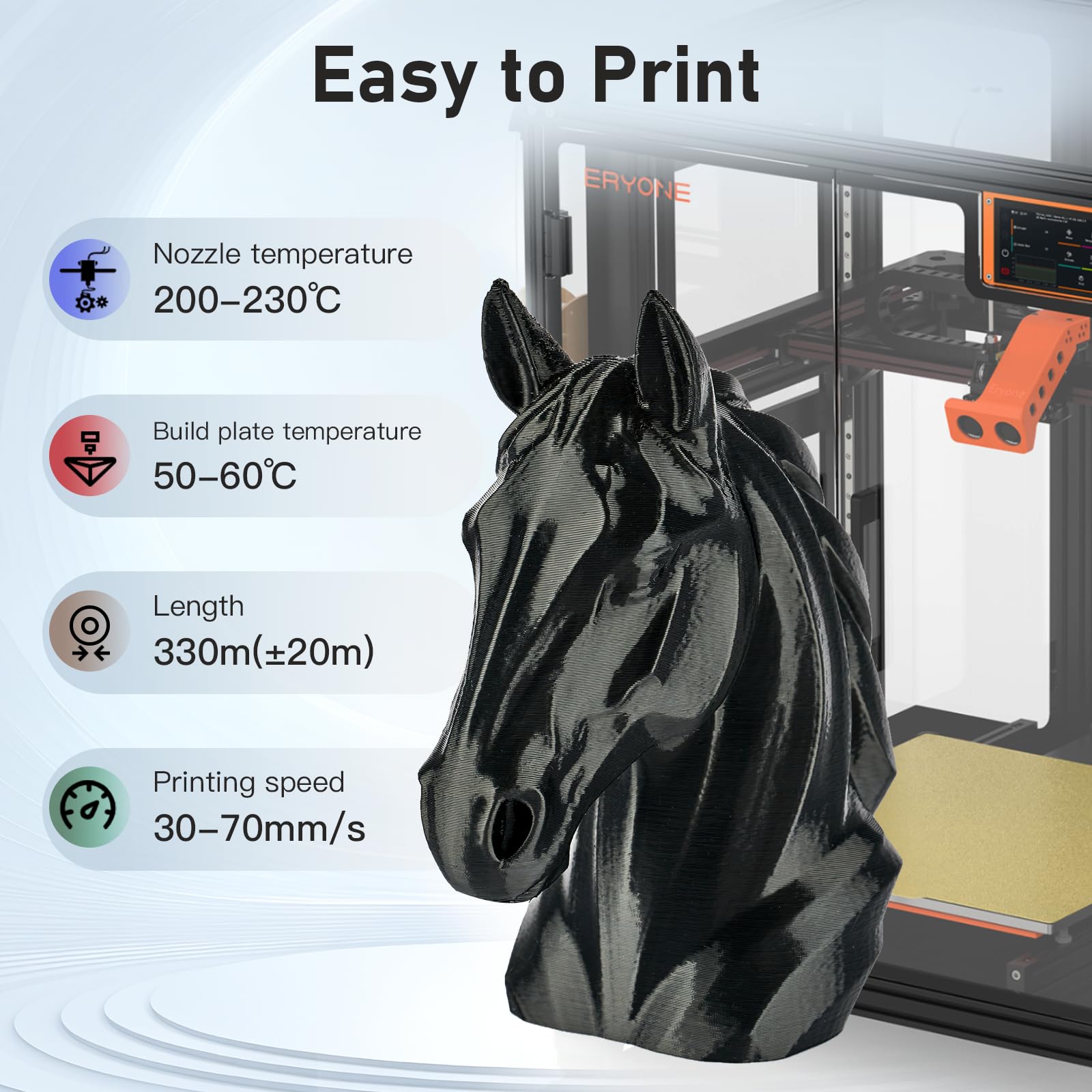 ERYONE Silk Filament PLA+ 1.75mm Shiny 3D Printer Filament, Multicolor PLA 4 in 1, 1kg (2.2LBS)/Spool, HS Silk Quadruple Color Aurora Dream (Teal Green & Violet & Electric Pink & Indigo) - The misfit market