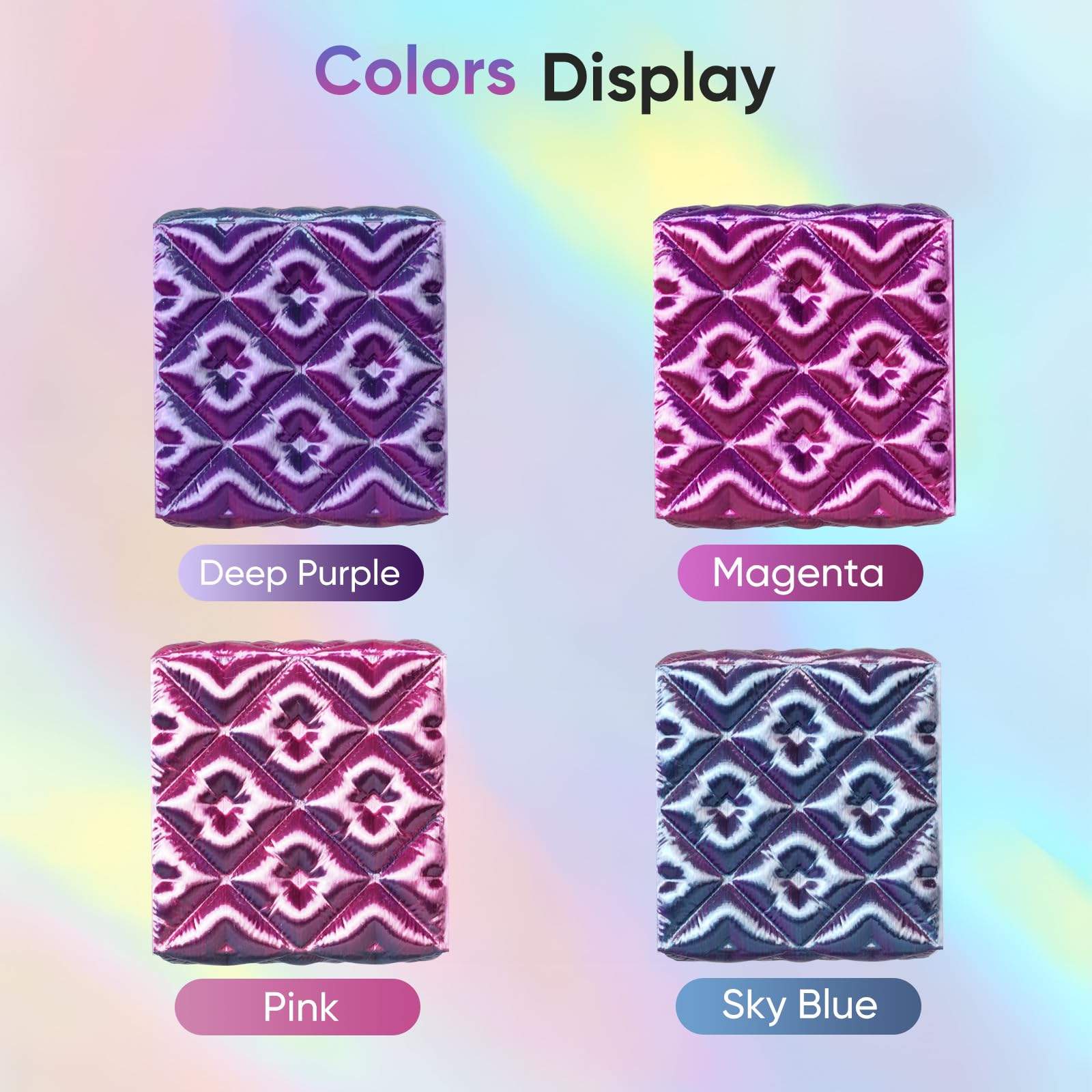 ERYONE Silk Filament PLA+ 1.75mm Shiny 3D Printer Filament, Multicolor PLA 4 in 1, 1kg (2.2LBS)/Spool, HS Silk Quadruple Color Aurora Dream (Teal Green & Violet & Electric Pink & Indigo) - The misfit market