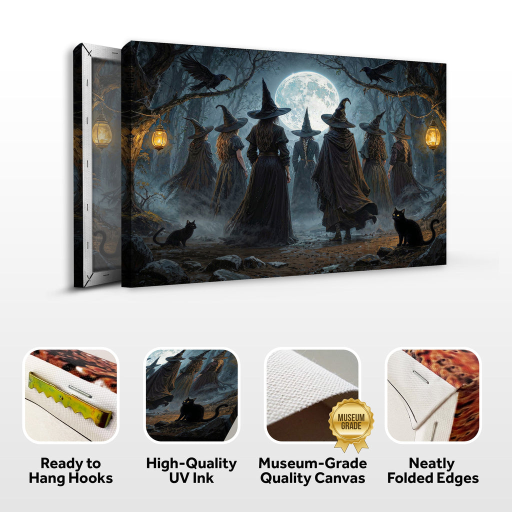 Coven of Witches Halloween Wall Art - The misfit market