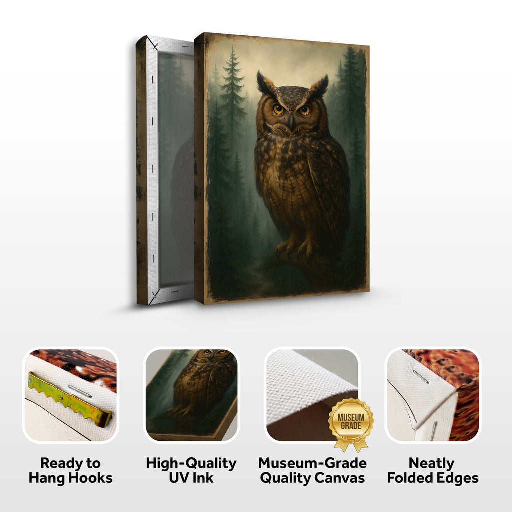 Watcher Of The Woods Owl Wall Art - The misfit market