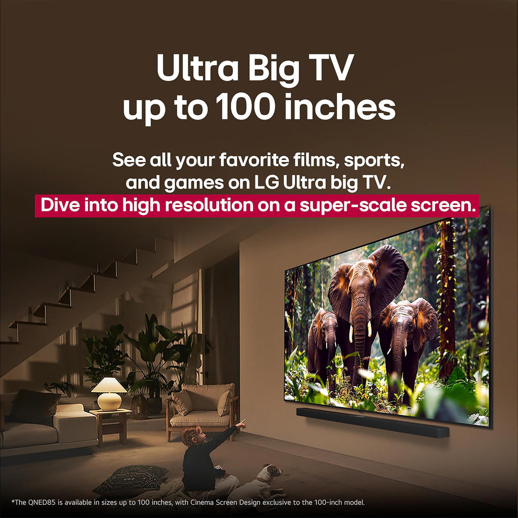 Immerse Yourself in Crystal Clear Entertainment with the LG QNED 55-Inch Smart TV - The misfit market