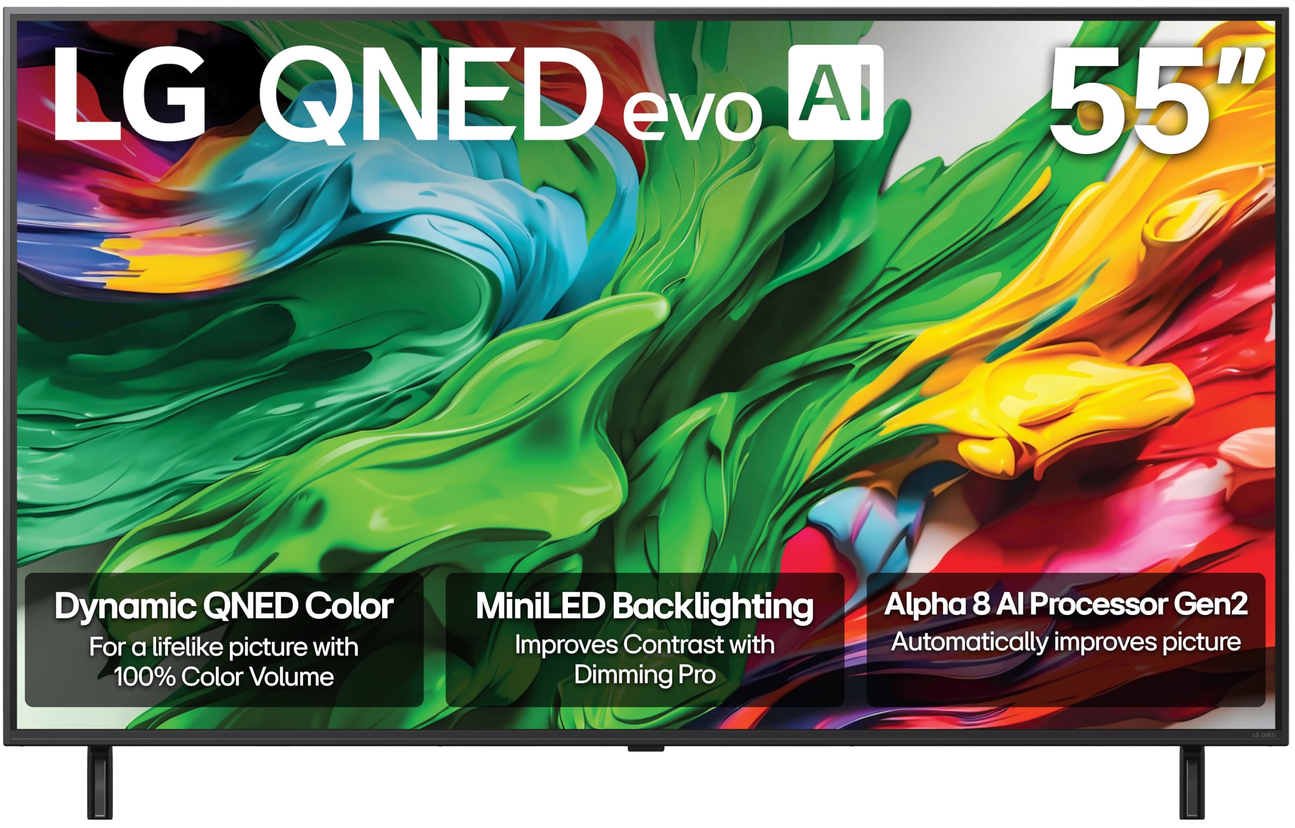 Immerse Yourself in Crystal Clear Entertainment with the LG QNED 55-Inch Smart TV - The misfit market