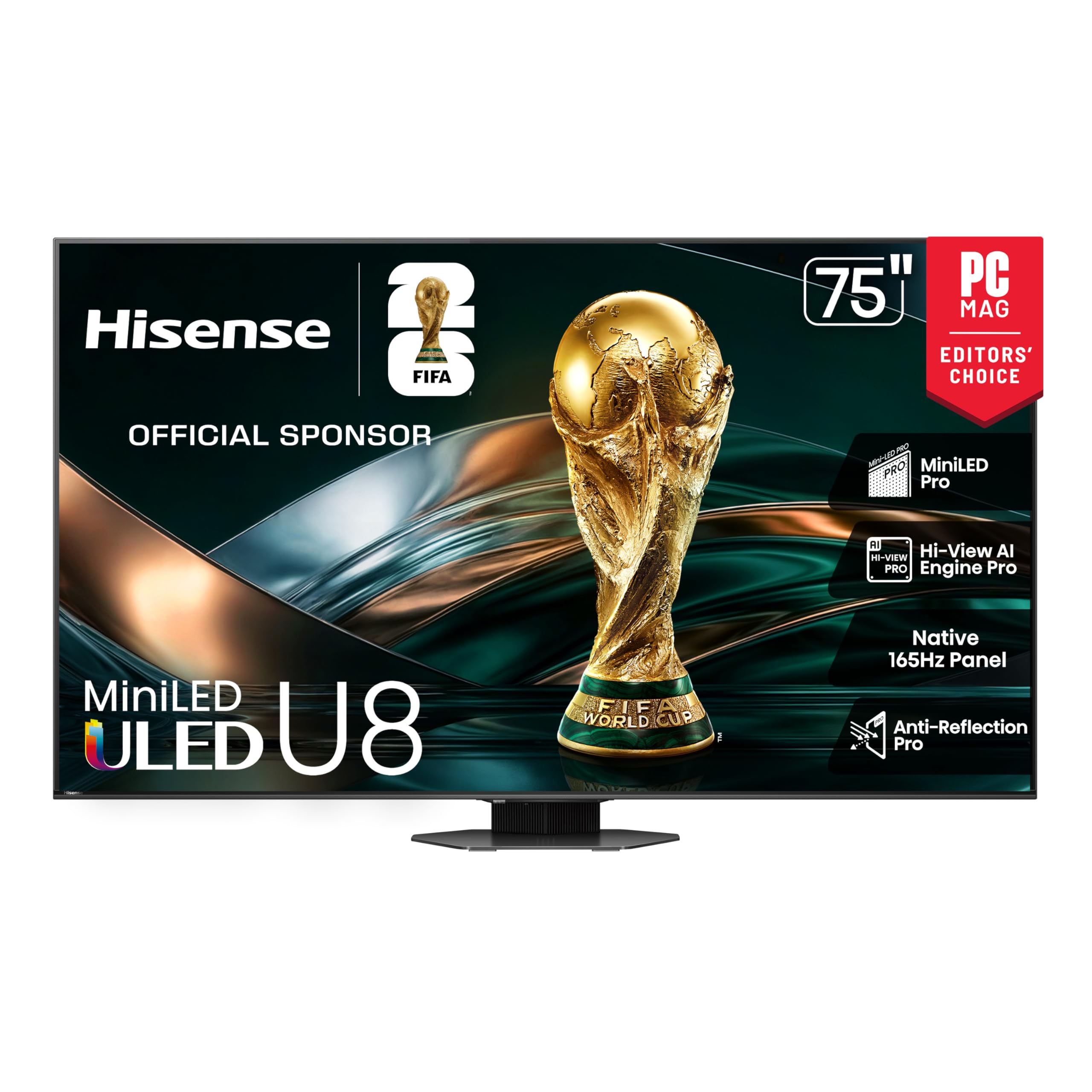 Hisense 55" U8 Series ULED Mini-LED 4K UHD Smart Google TV (55U8QG) - QLED, Native 165Hz, VRR 288, Up to LD5600, 5000 Nits, HDR10+, Dolby Vision IQ · Atmos, IMAX Enhanced, 4.1.2 Ch Audio - The misfit market
