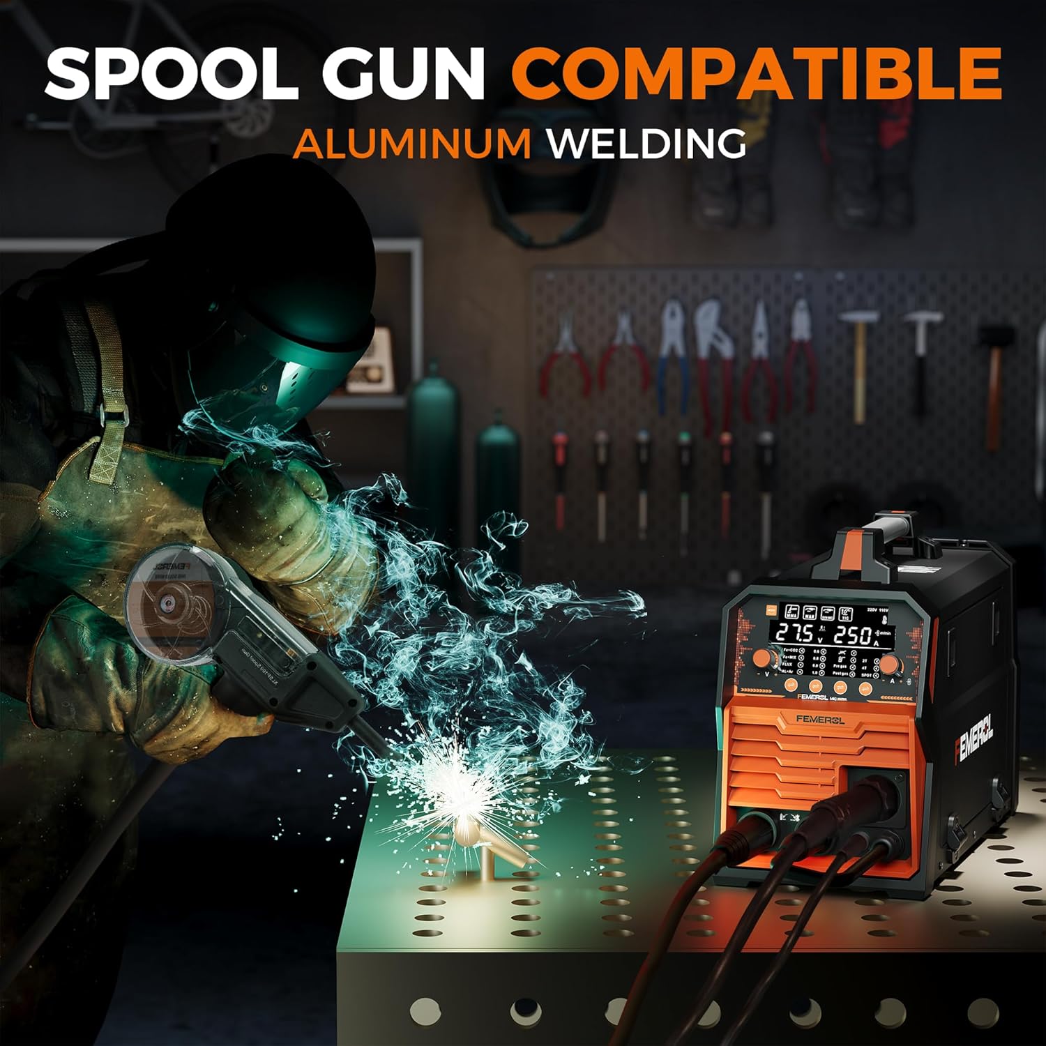 Femerol 250A Multi Process Welder For Home Garage And Shop - The misfit market
