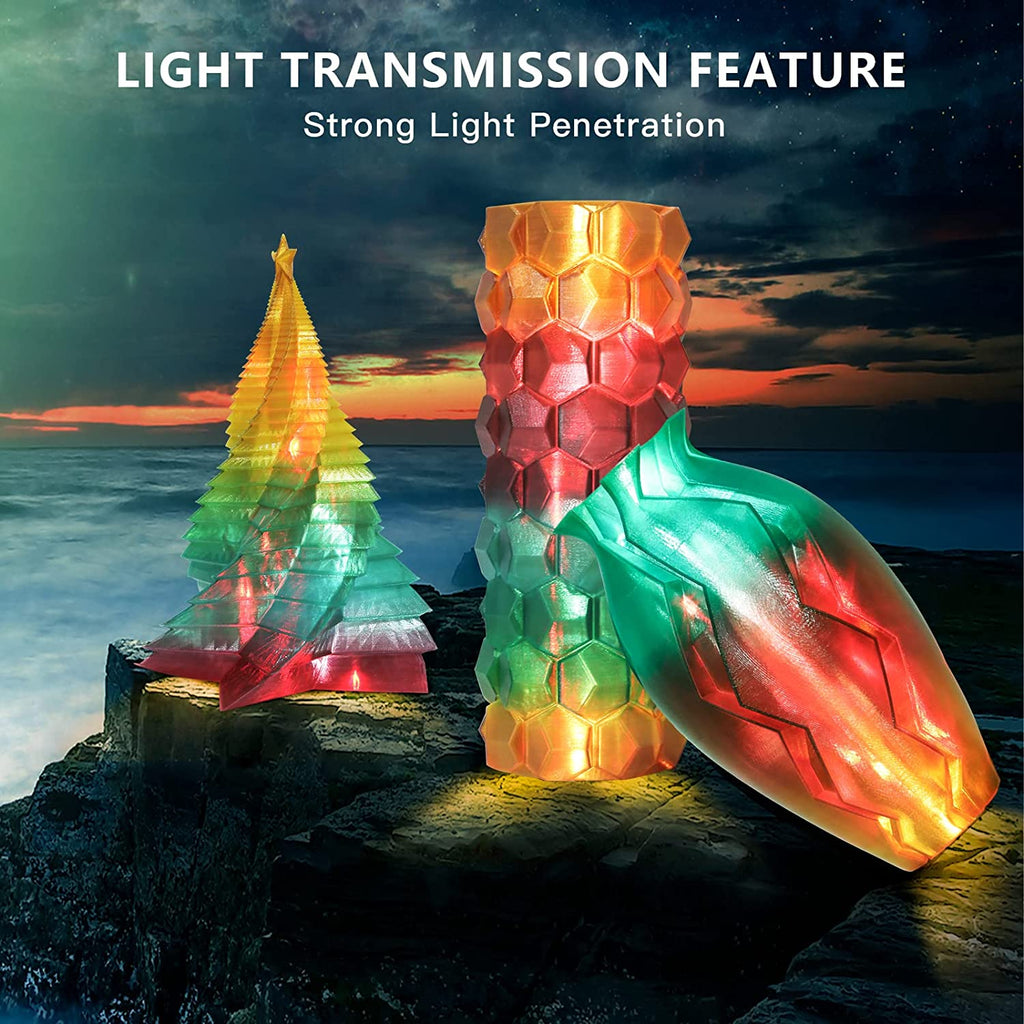 PLA Crystal-Transparent Gradient Variety Pack (4x200g) - The misfit market