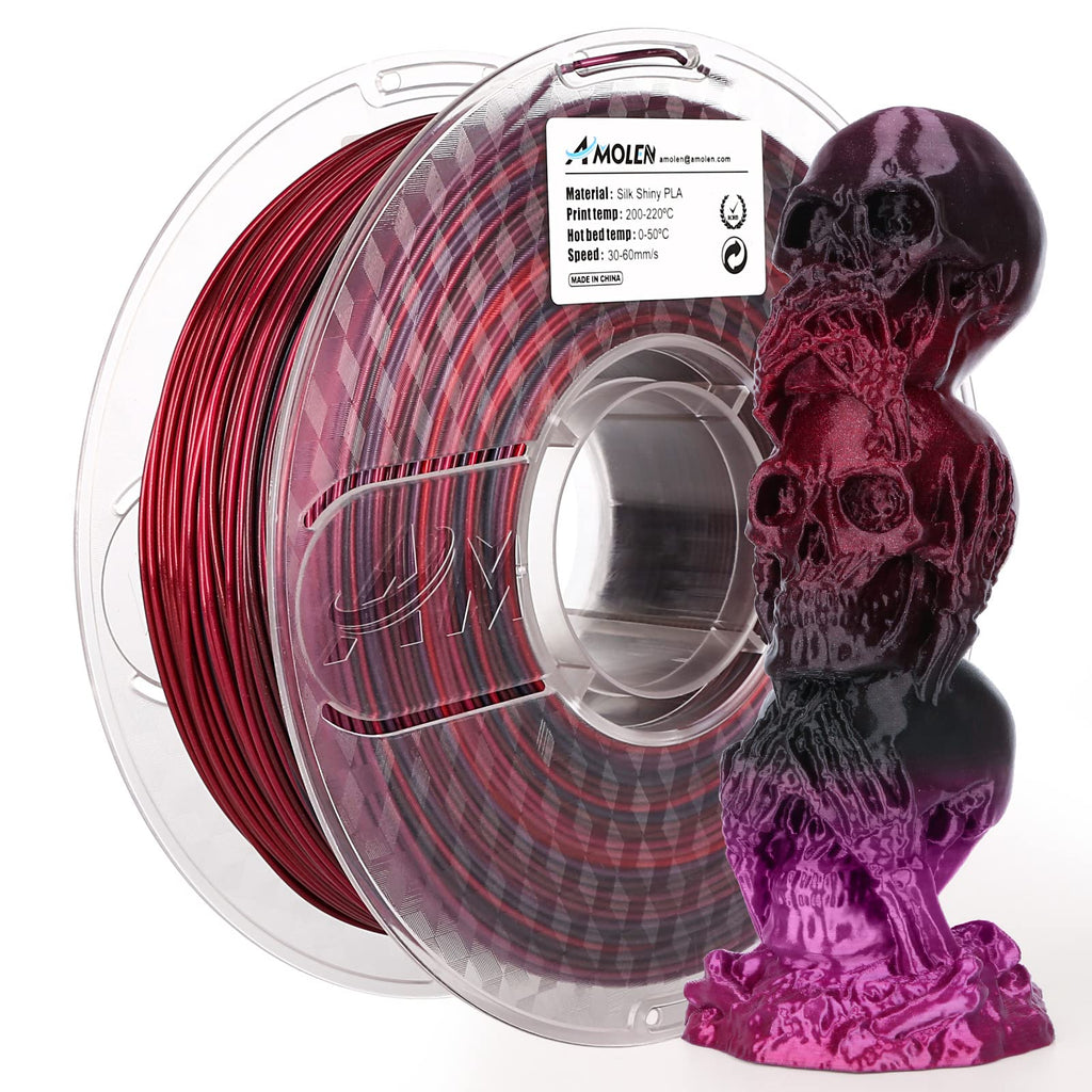 PLA Silk Shiny Gradient 1.75mm, 1KG/2.2LB - The misfit market