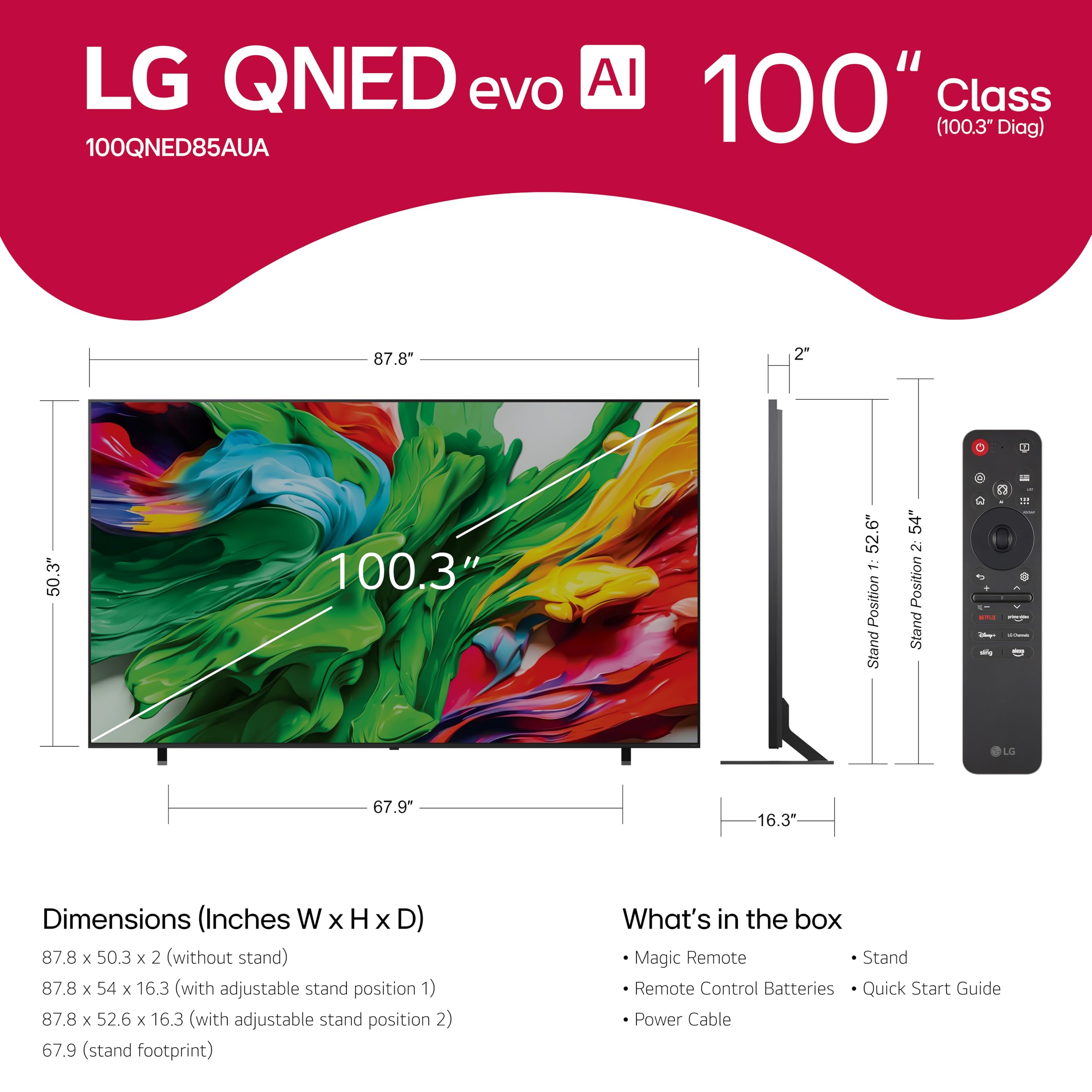 Immerse Yourself in Crystal Clear Entertainment with the LG QNED 55-Inch Smart TV - The misfit market
