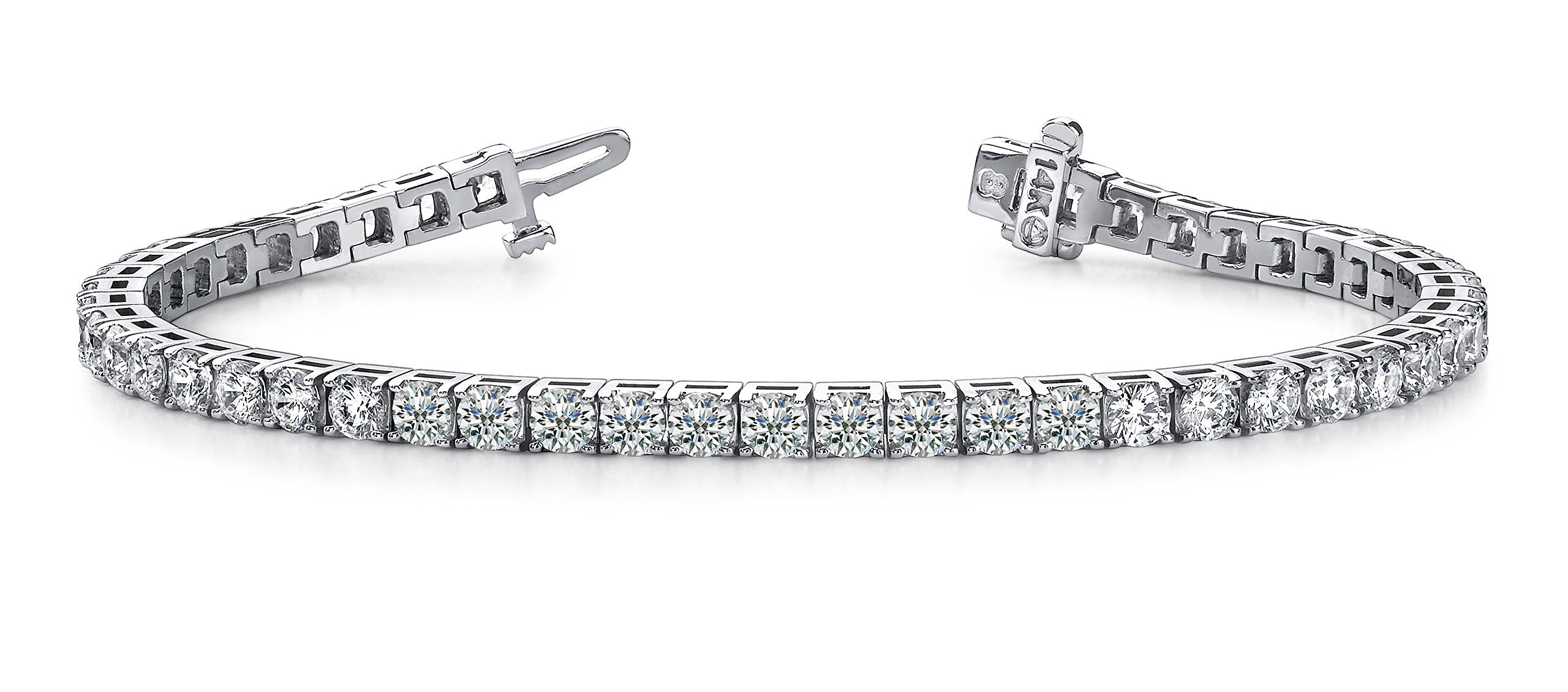 Houston Diamond District 2 to 20 Carat Classic Diamond Tennis Bracelet Ultra Premium Collection - The misfit market