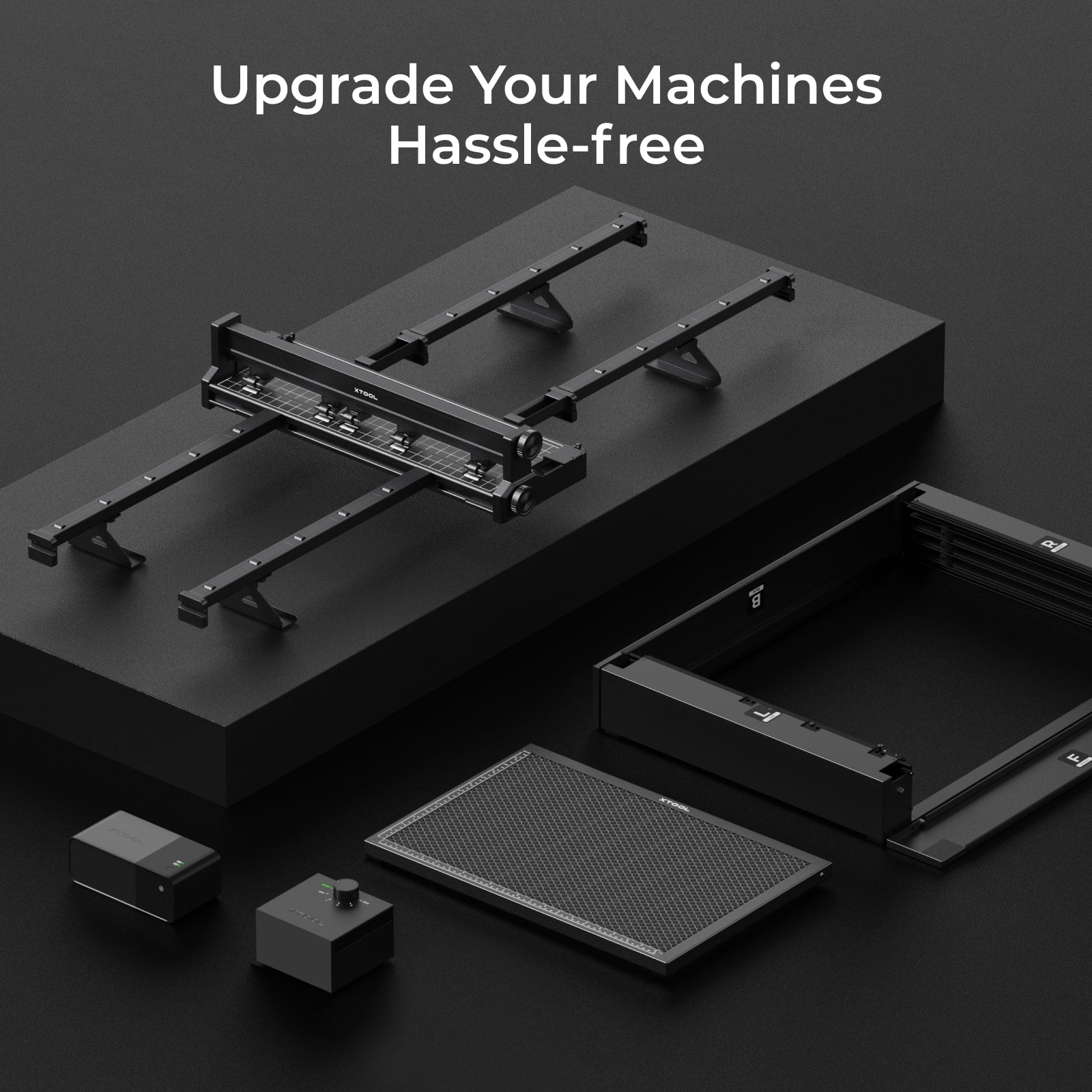xTool S1 + 1064nm IR Laser Kit: Enclosed Diode Laser Engraver & Cutter - The misfit market