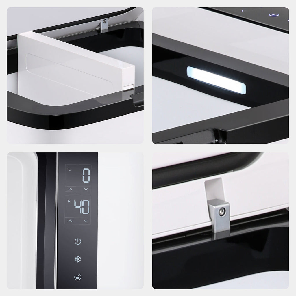 GO20 Dual Zone 12V Portable Freezer - White | ICECO | 20 LT - The misfit market