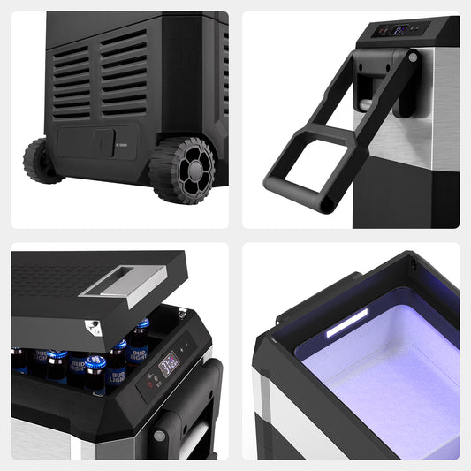 JP40 Pro Dual Zone Wheeled Portable Freezer | ICECO | 40 LT - The misfit market