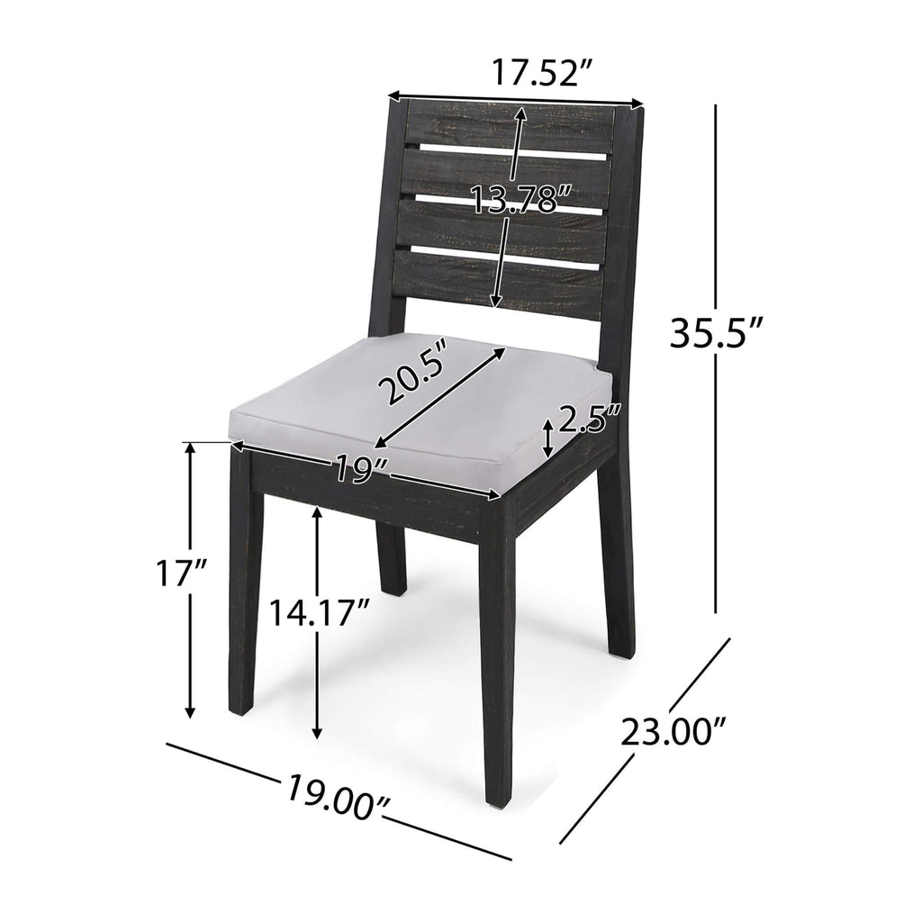 Alora 9-Piece Outdoor Dining Set With Extendable Acacia Wood Patio Table (SAK75134)