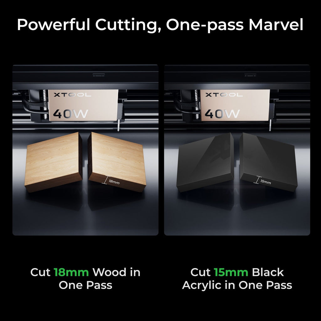 xTool S1 + 1064nm IR Laser Kit: Enclosed Diode Laser Engraver & Cutter - The misfit market