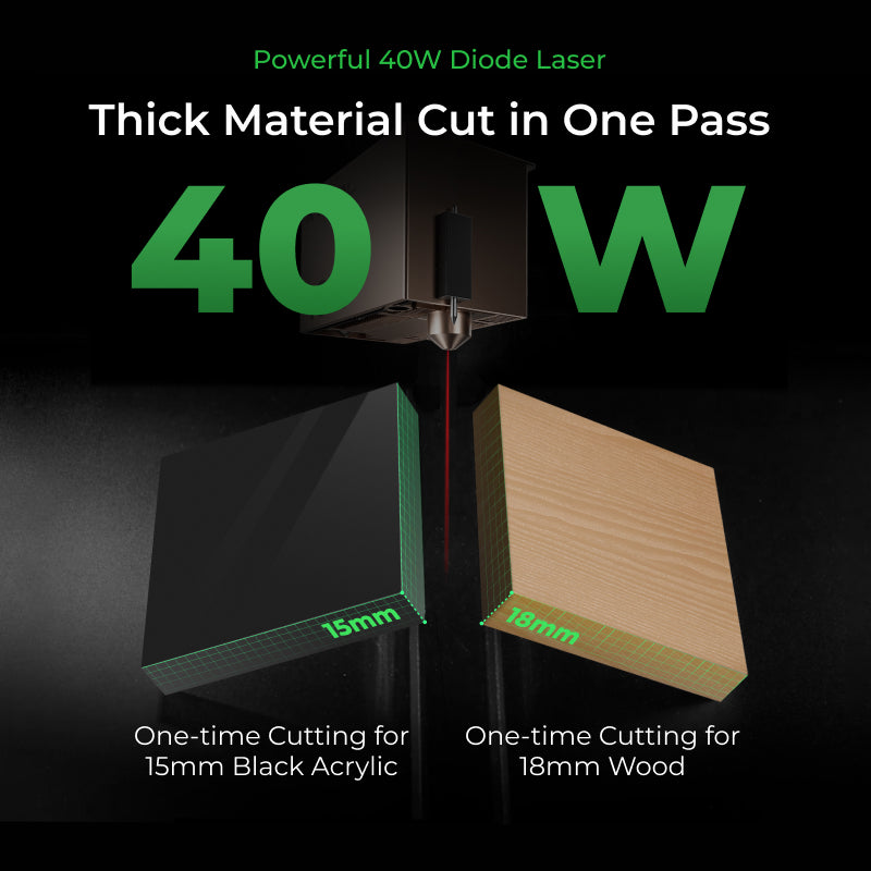 xTool S1 Enclosed Diode Laser Cutter - The misfit market