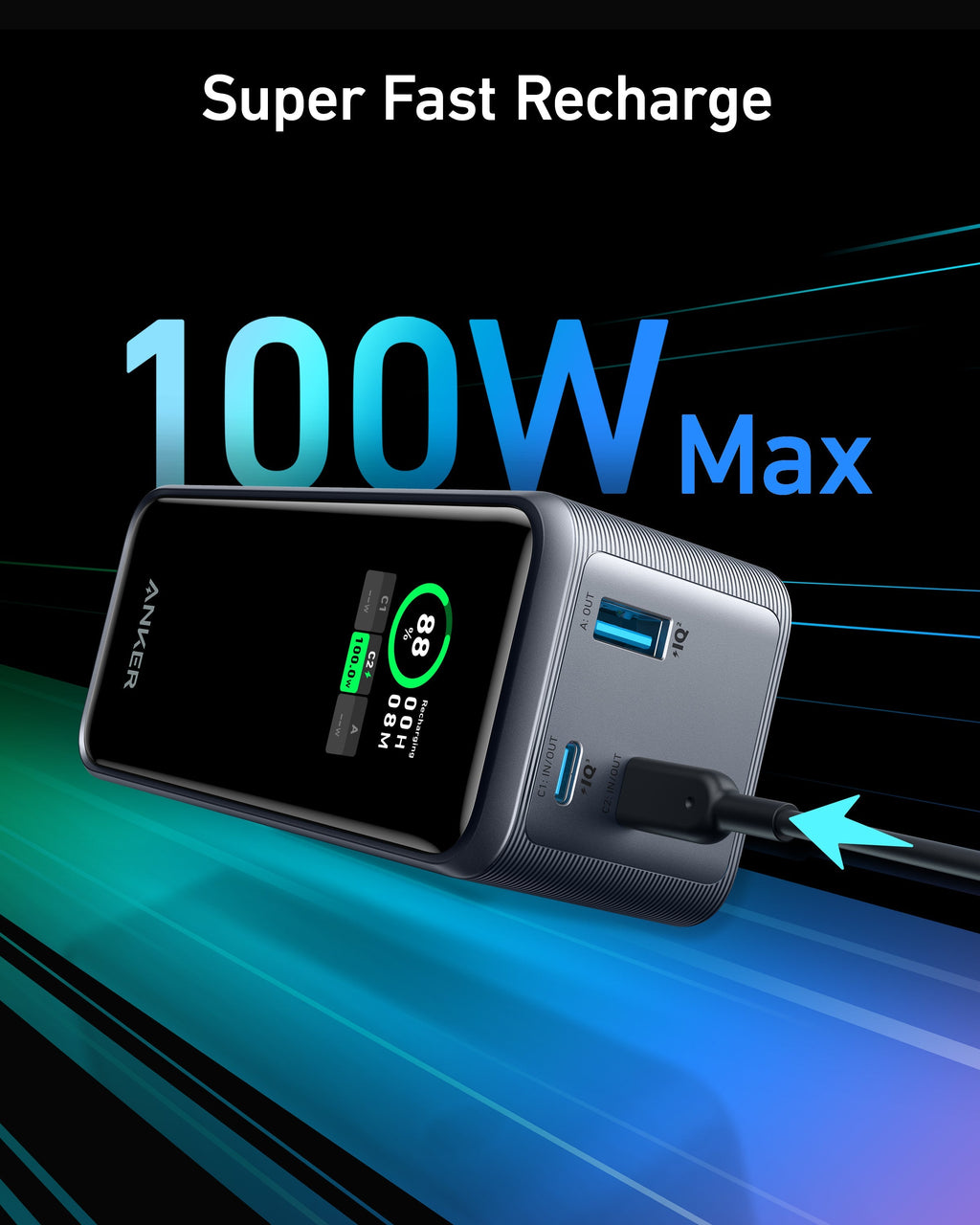 Anker Prime Power Bank (20K, 200W) - The misfit market