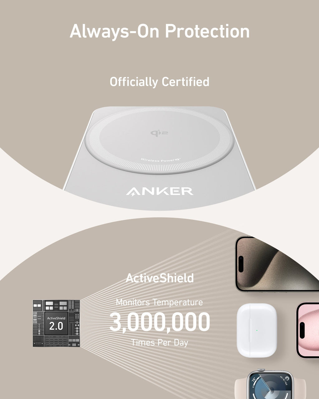 Anker MagGo Wireless Charging Station (Foldable 3-in-1) - The misfit market