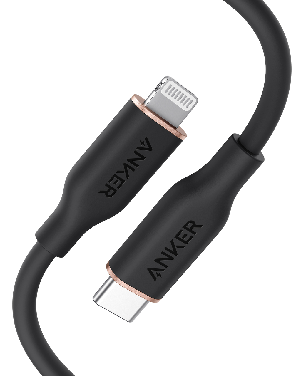 Anker <b>641</b> USB-C to Lightning Cable (Flow, 3 ft Silicone) - The misfit market