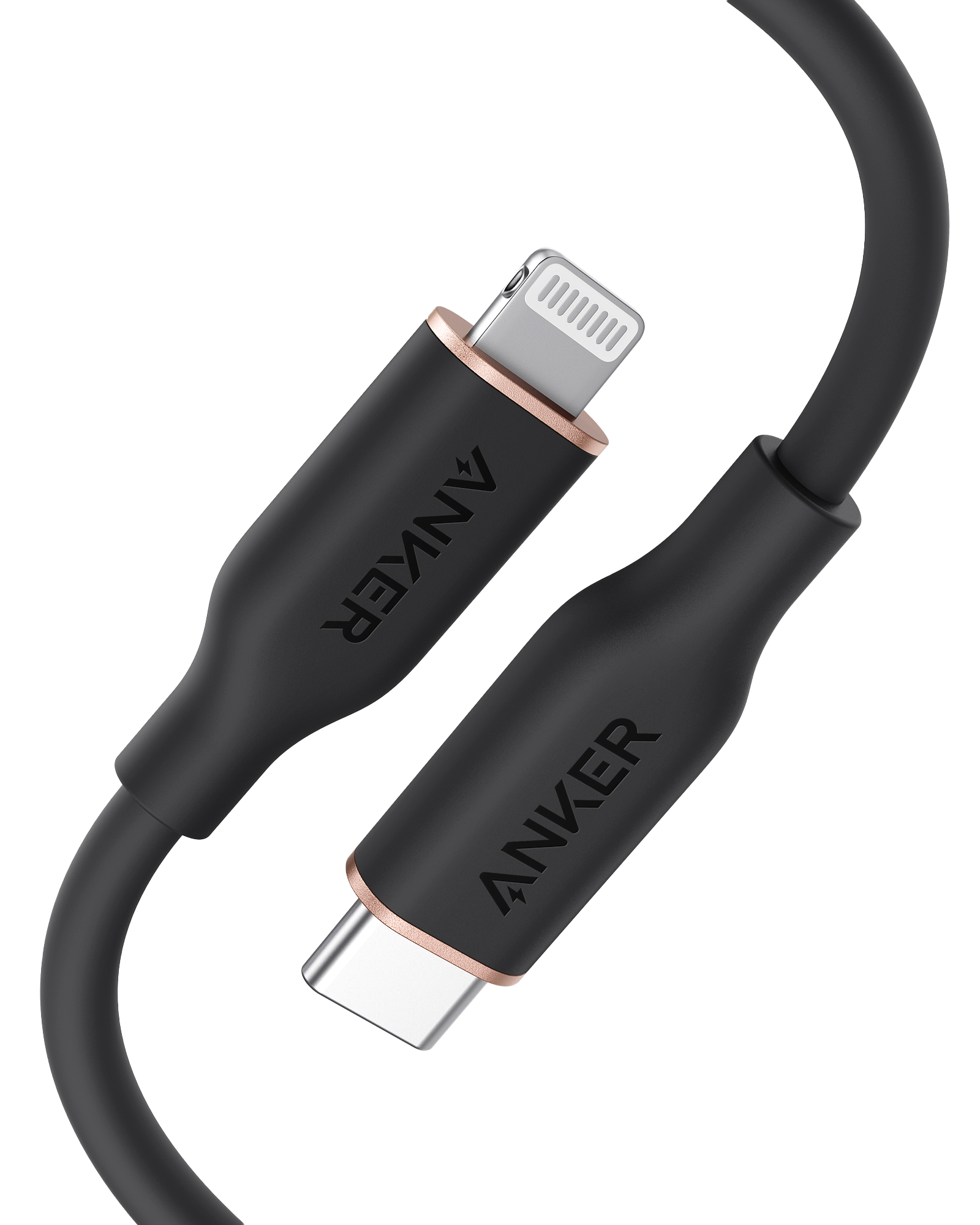 Anker <b>641</b> USB-C to Lightning Cable (Flow, 3 ft Silicone) - The misfit market