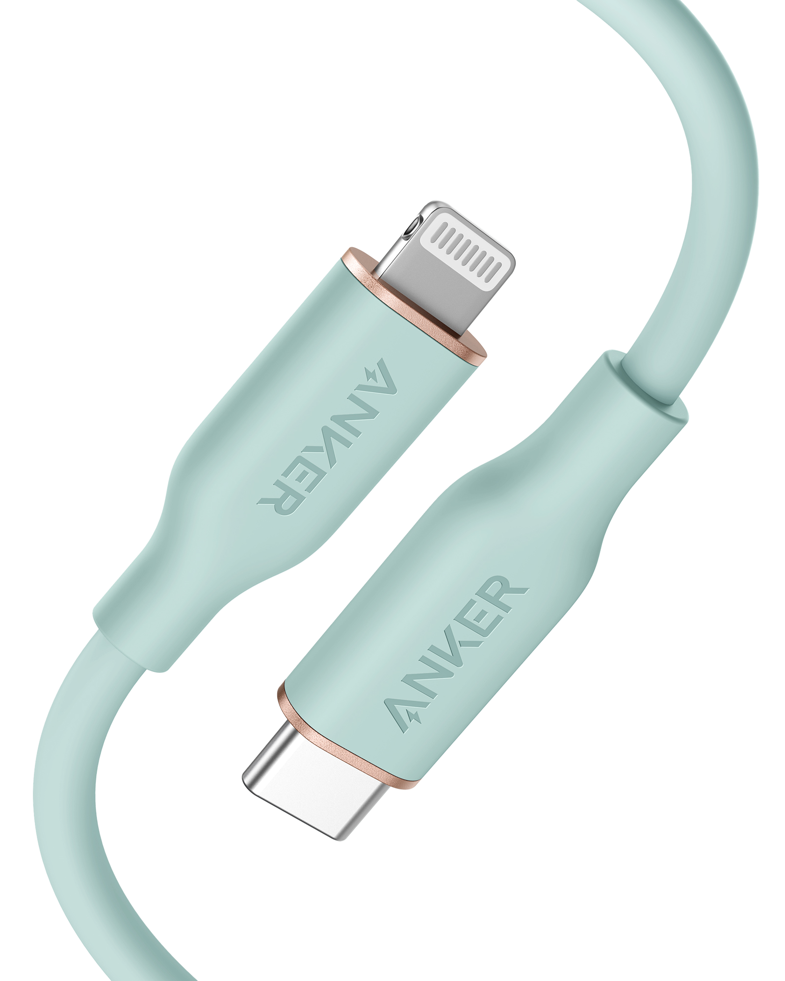 Anker <b>641</b> USB-C to Lightning Cable (Flow, 3 ft Silicone) - The misfit market