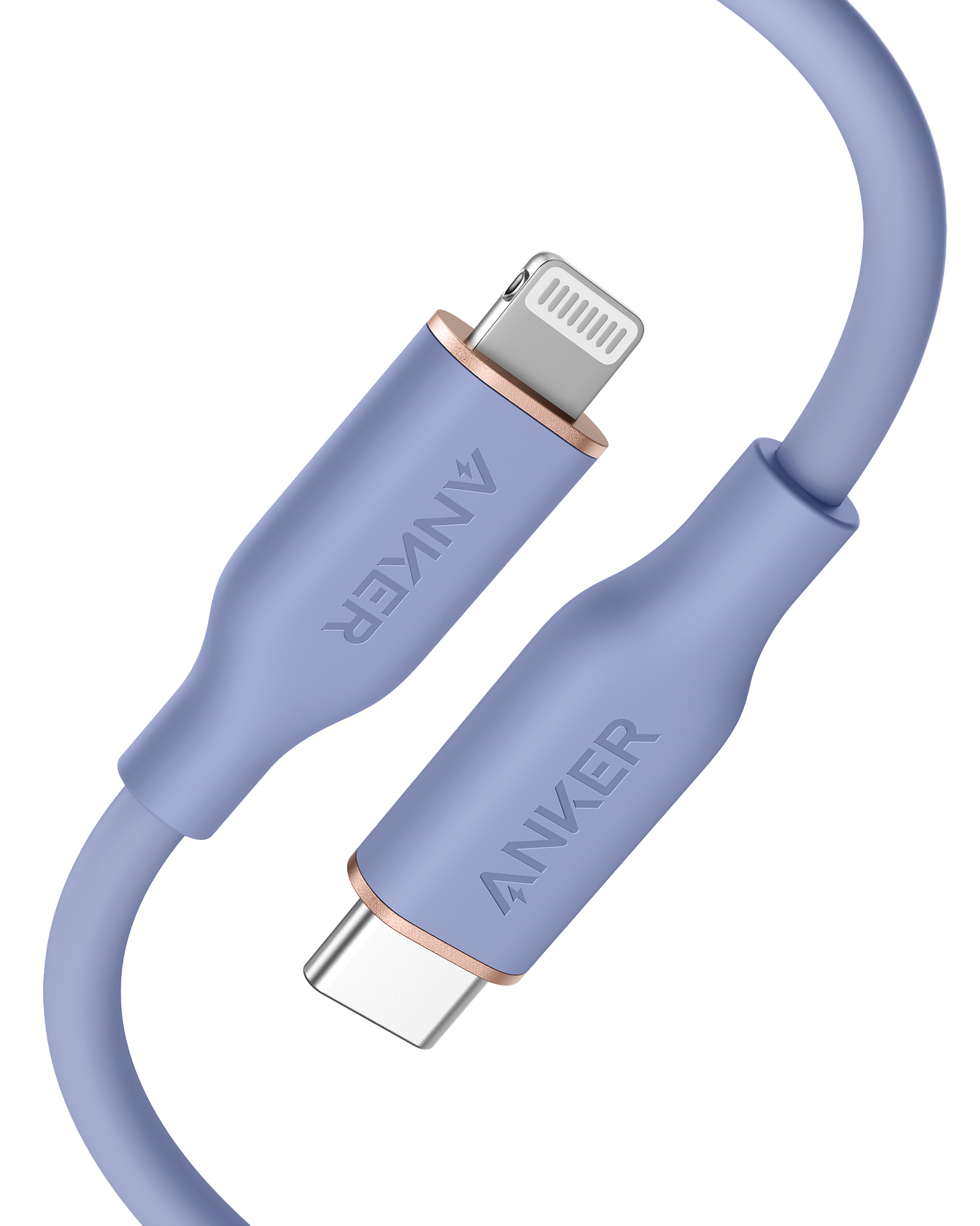 Anker <b>641</b> USB-C to Lightning Cable (Flow, 3 ft Silicone) - The misfit market