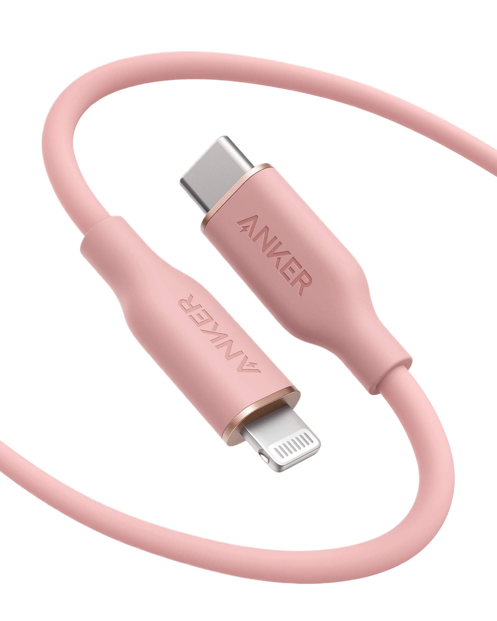 Anker <b>641</b> USB-C to Lightning Cable (Flow, 3 ft Silicone) - The misfit market