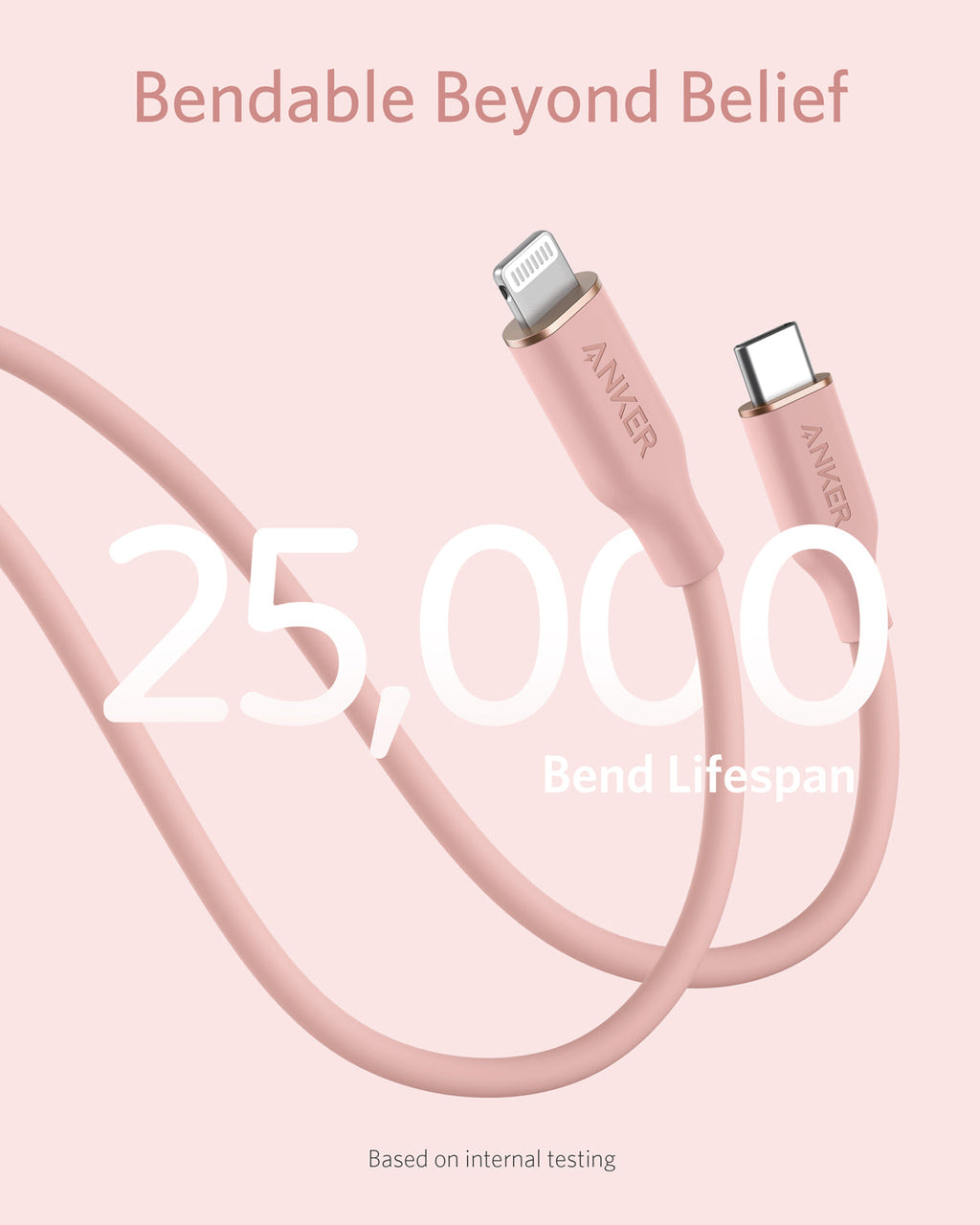 Anker <b>641</b> USB-C to Lightning Cable (Flow, 3 ft Silicone) - The misfit market
