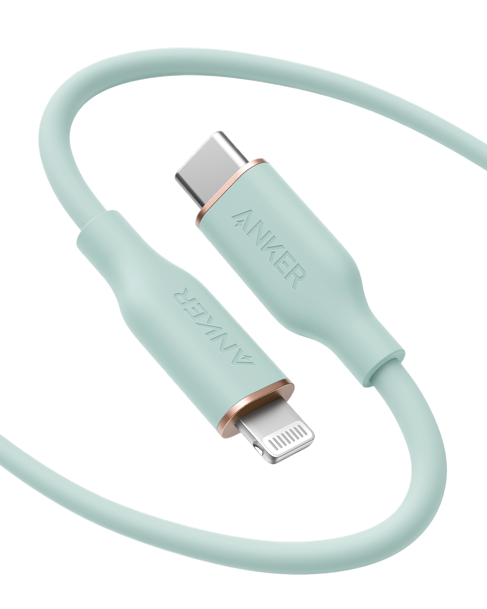 Anker <b>641</b> USB-C to Lightning Cable (Flow, 3 ft Silicone) - The misfit market
