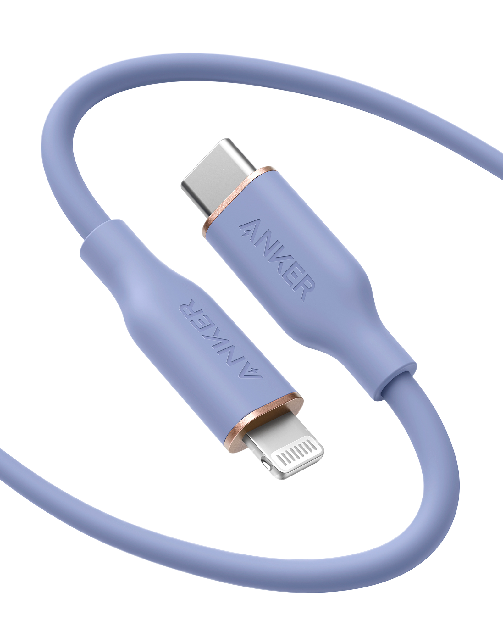 Anker <b>641</b> USB-C to Lightning Cable (Flow, 3 ft Silicone) - The misfit market